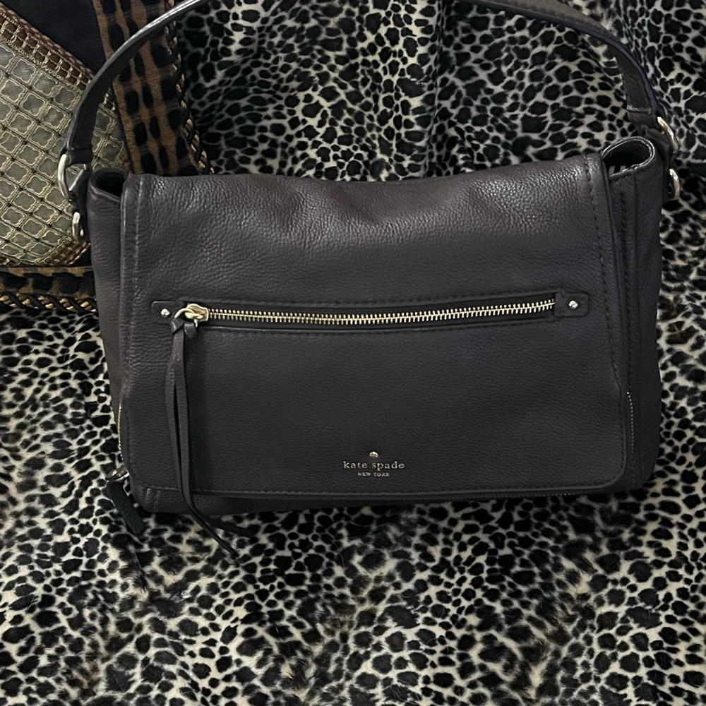 Kate Spade Cobble Hill Toddy Dark Brown Leather Crossbody Bag